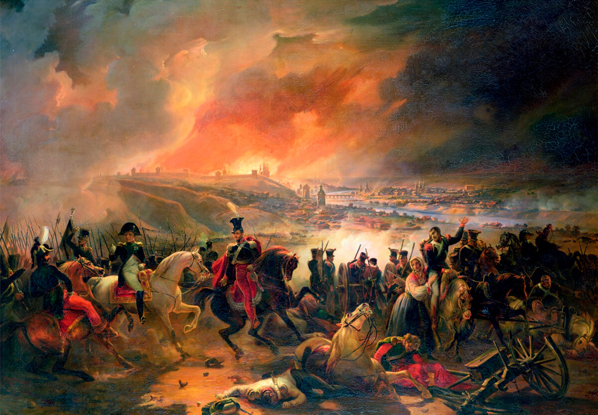 スモレンスクの戦い、ジャン・チャールズ・ラングロワ画