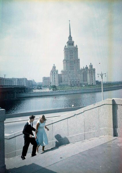 Sommertag in Moskau, 1960er Jahre.