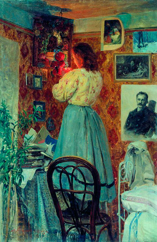 В червения ъгъл, 1875 г., Алексей Корзухин