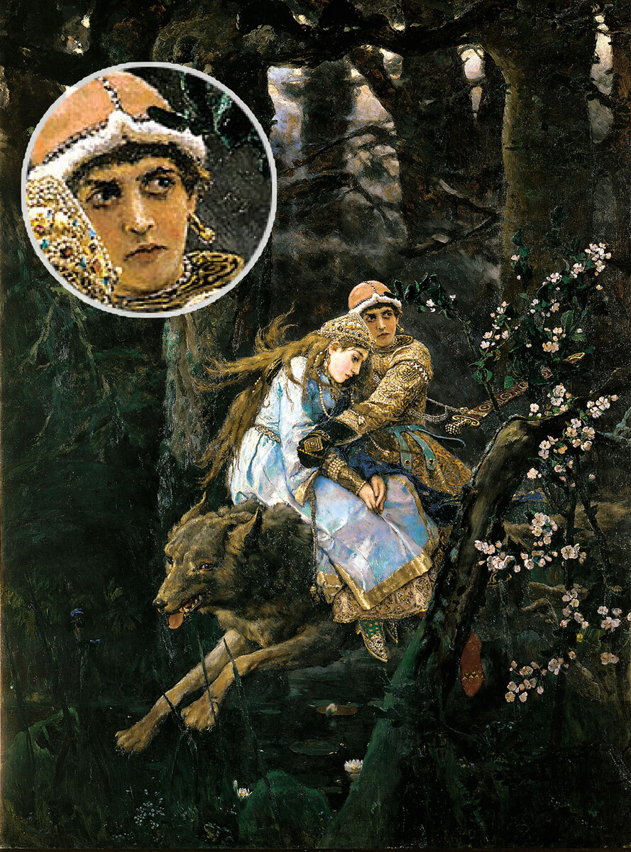 Iván-Tsarévich en el lobo gris, 1889, Víktor Vasnetsov 