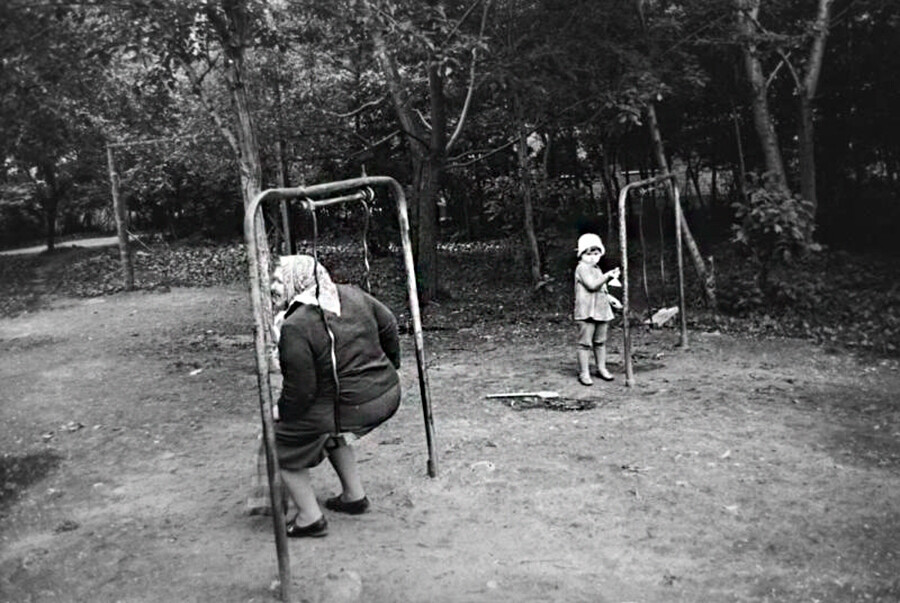 Aire de jeux à Moscou, 1970