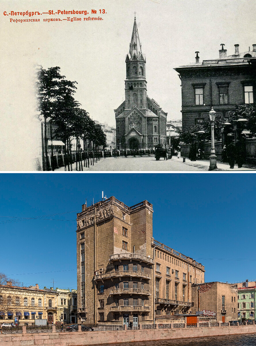 La Chiesa riformata tedesca nel 1903 e oggi