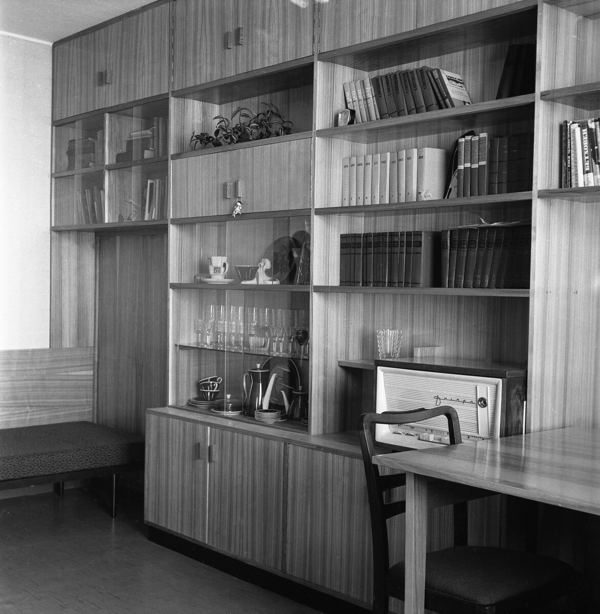 Salon d'un appartement de deux pièces à Moscou, 1969
