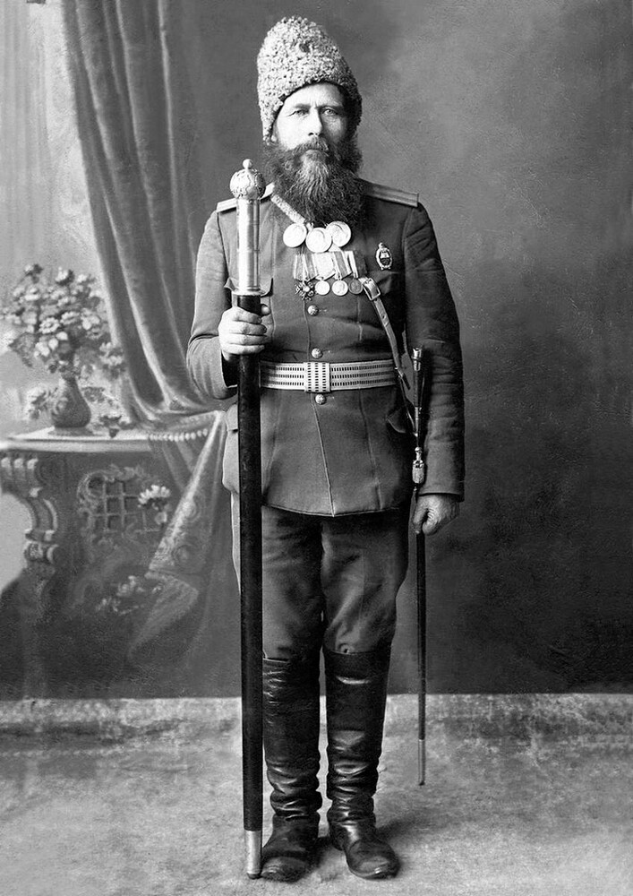 Dmitrij Kaschirin - Ataman der Werchneuralskaja Staniza der 2. Militärdivision