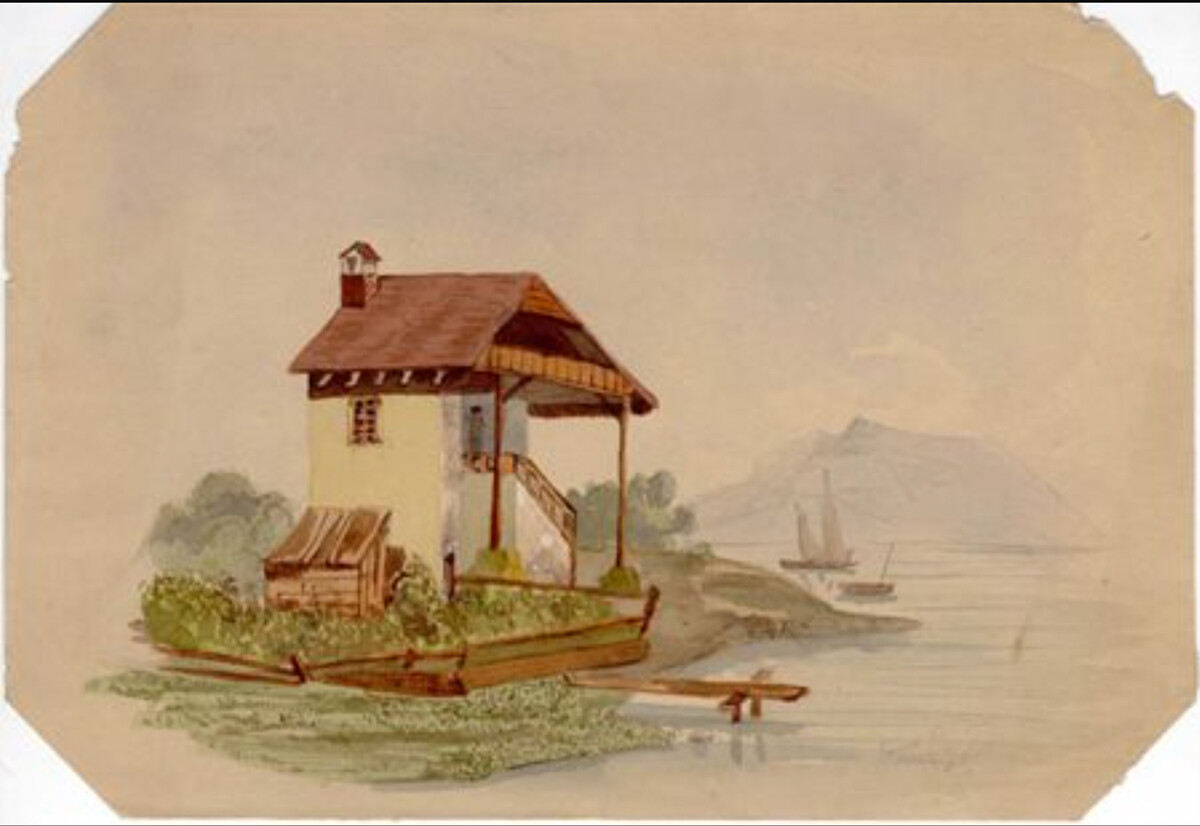 Maison au bord de la mer (1859)