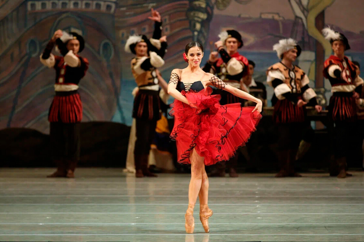 Performing as Kitri in ‘Don Quixote’