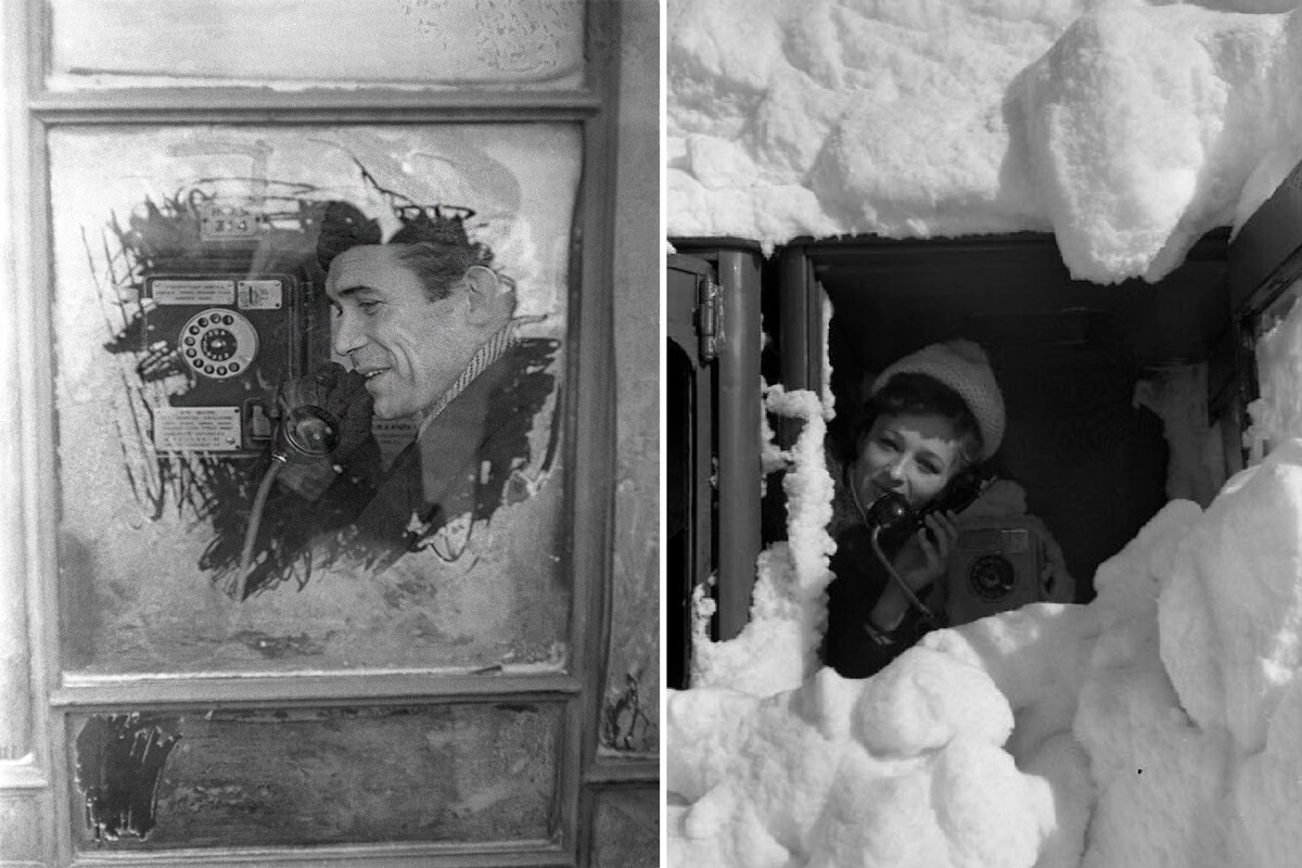 Pogovor po telefonu, Moskva, 60. leta 20. stoletja / Snežni meteži v Južno-Sahalinsku, 1968