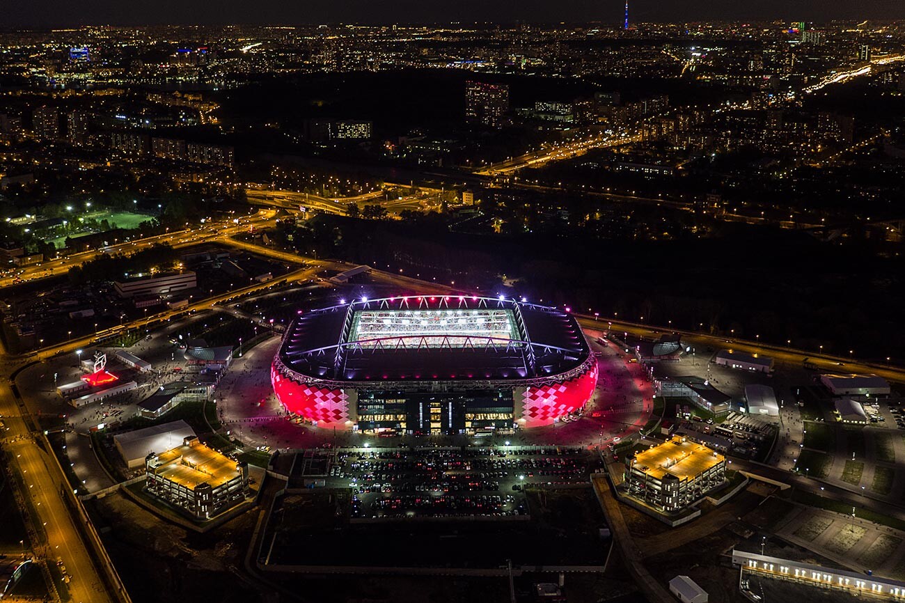 L'Otkrytié Arena, le quartier général du club Spartak de Moscou
