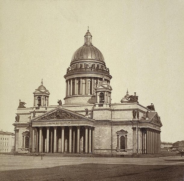 Catedral de San Isaac. Circa 1850.