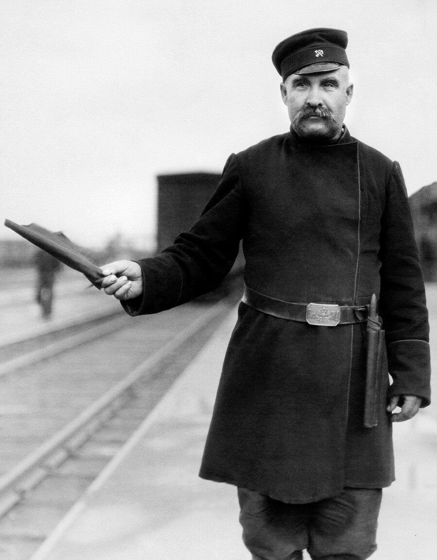 Sovjetski železniški delavec. 1920-30
