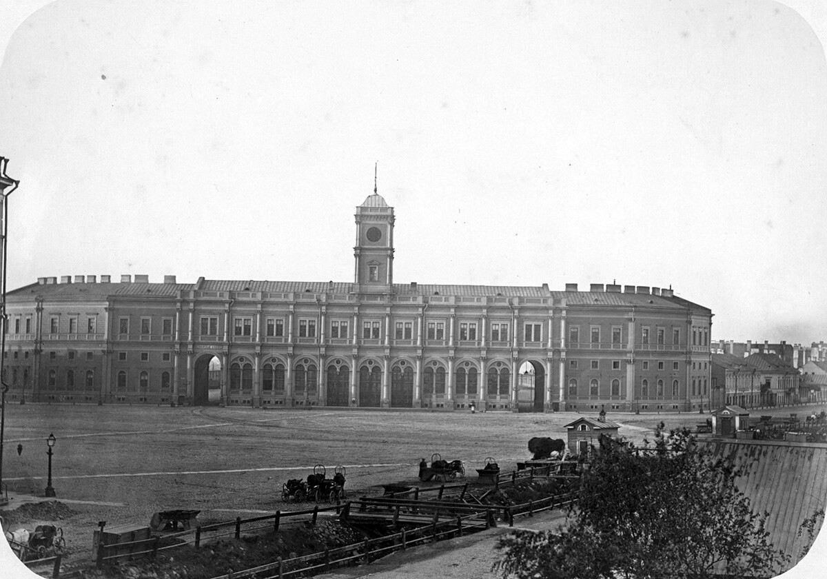 Der Bahnhof in St. Petersburg.