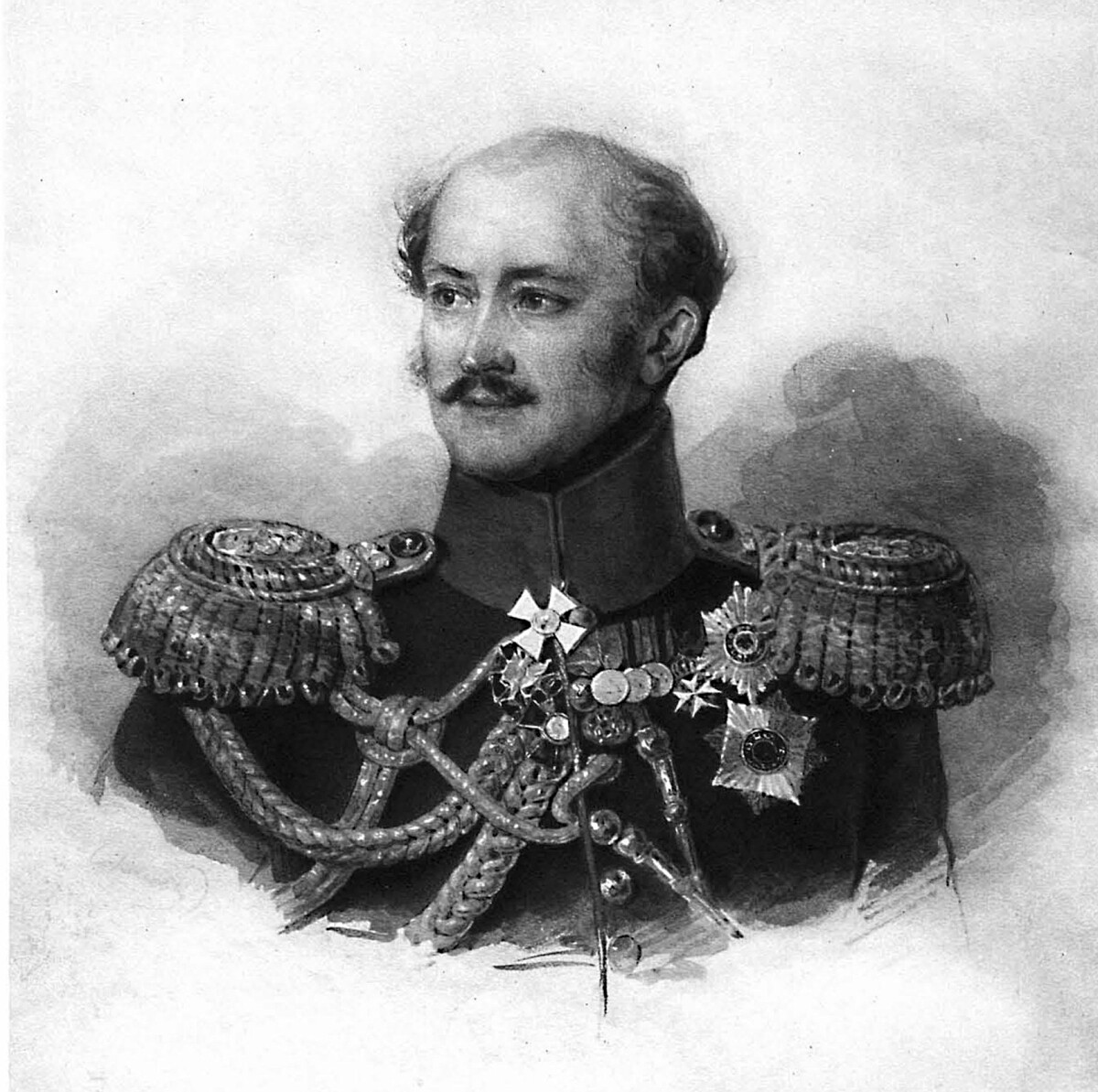 Граф Александър Христофорович Бенкендорф, 1835, худ. Пьотр Соколов