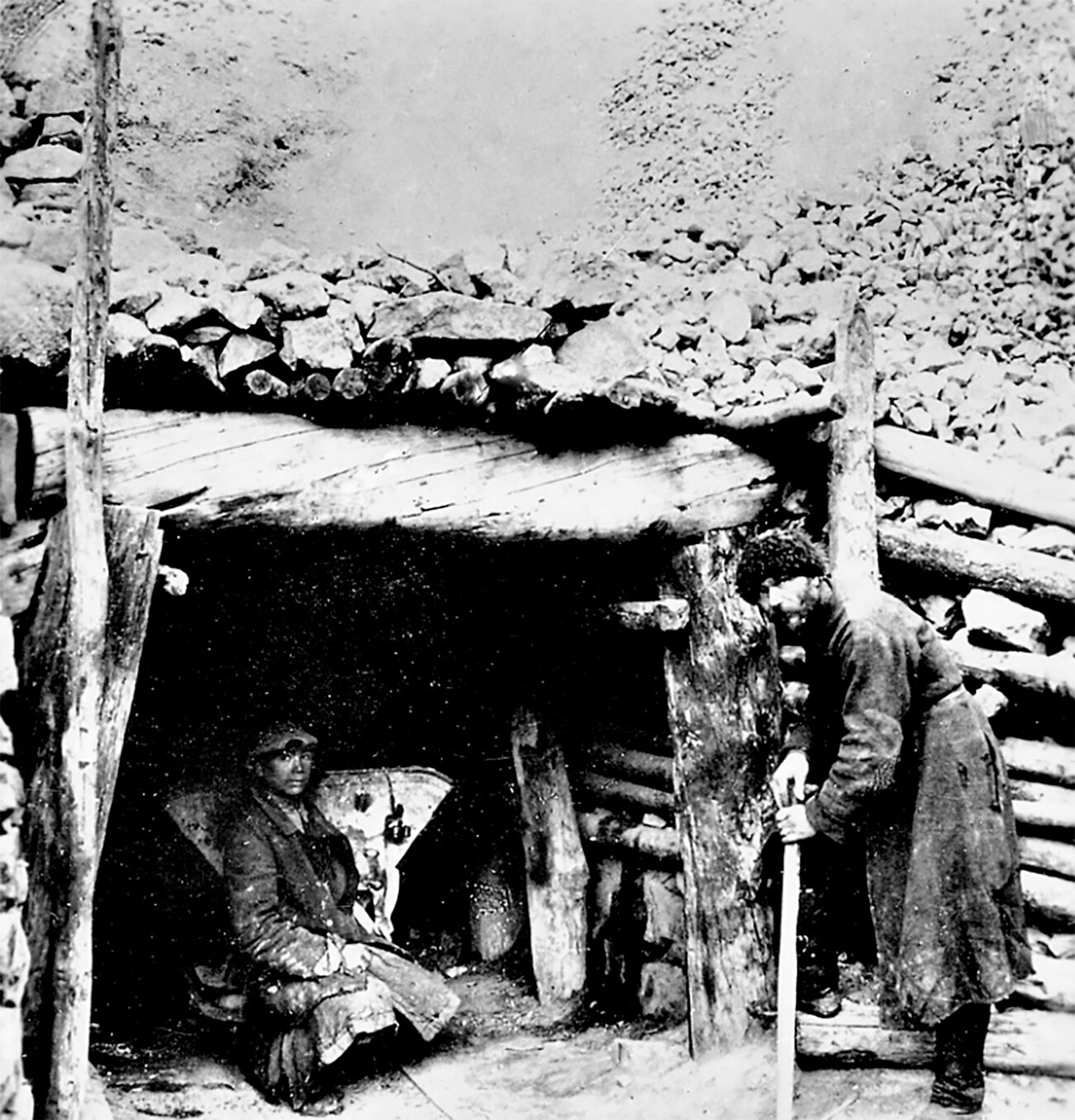 Vhod v Sadonski rudnik svinca leta 1910.
