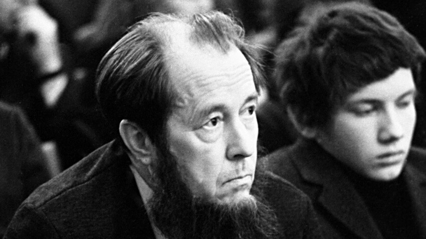 Alexánder Solzhenitsin en 1971.