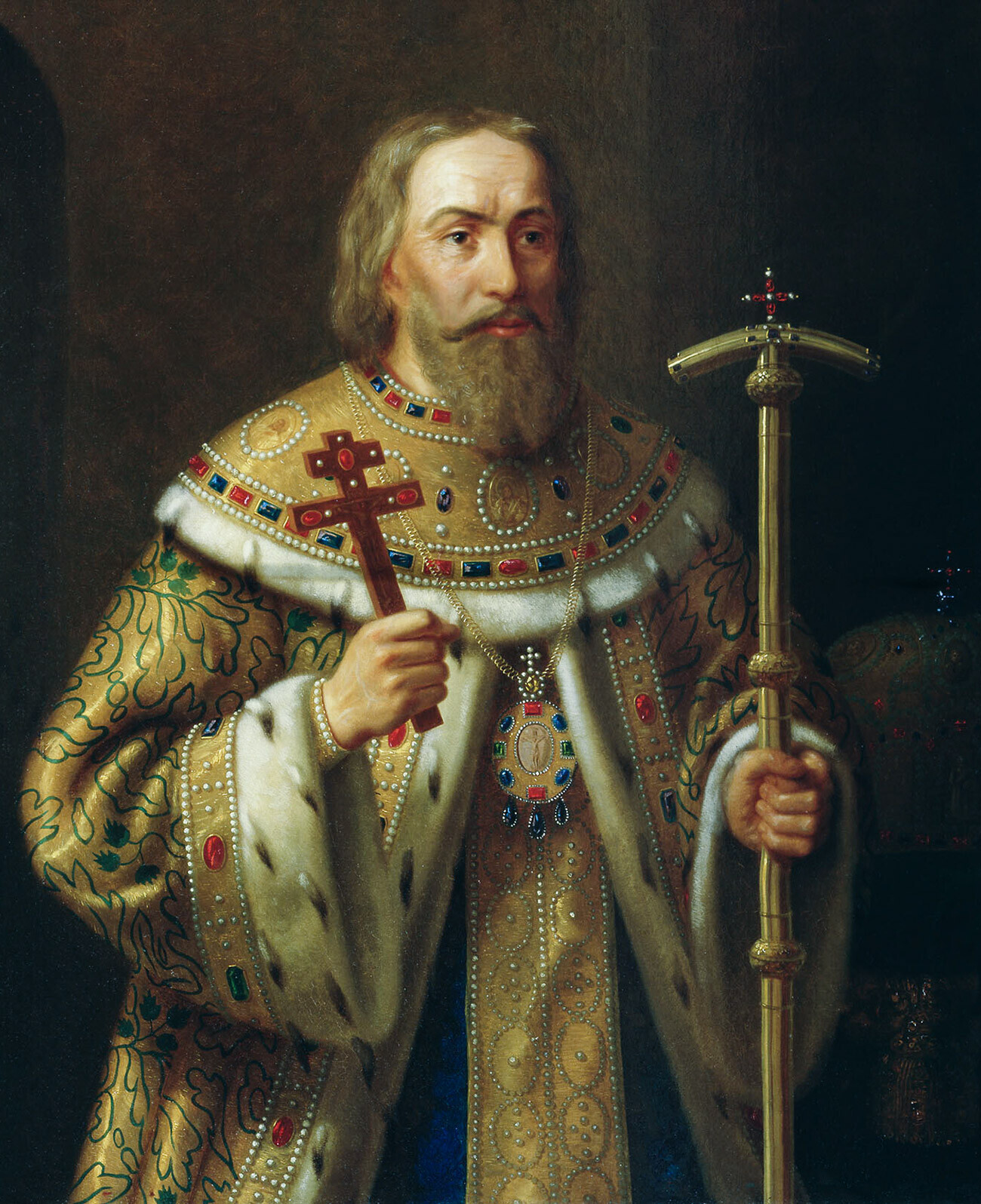 Patriarca Filaret da Rússia (pintura do século 19)
