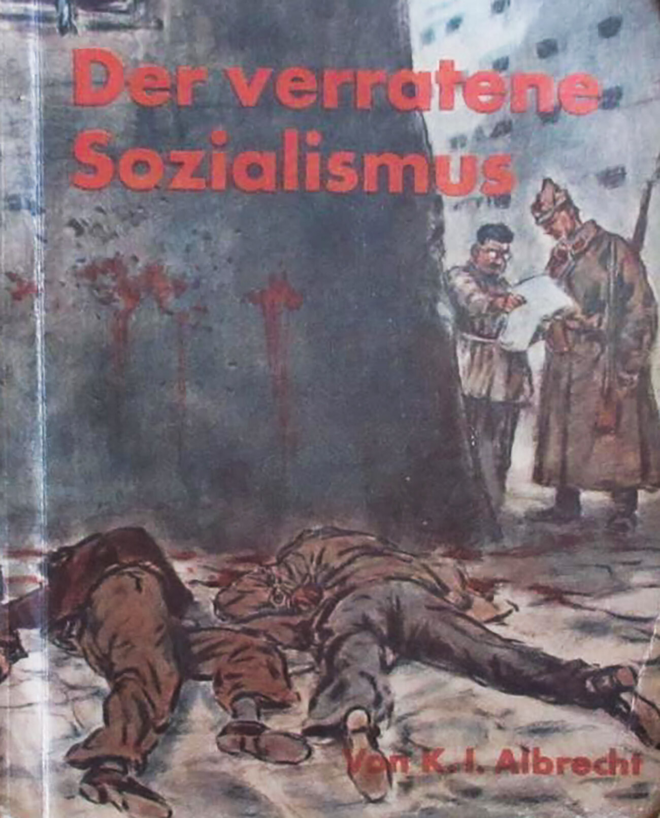 Korice autobiografske knjige K. I. Albrehta koju je koristila nacistička propaganda.