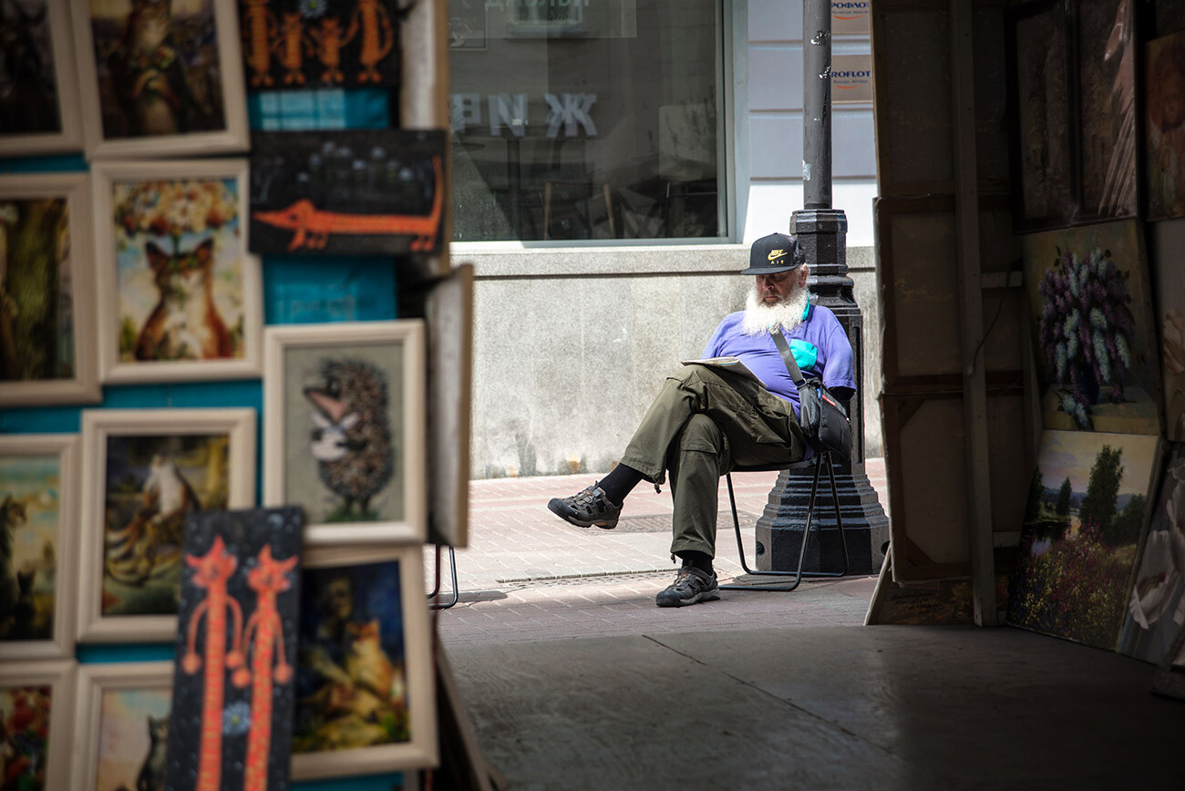 Street artists at Arbat