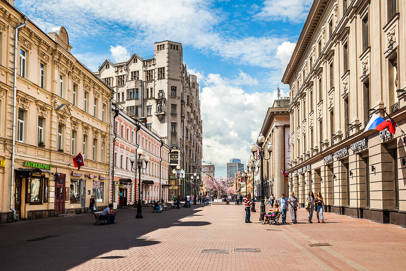 Arbat, a rua pedonal mais famosa da Rússia, não só de Moscou
