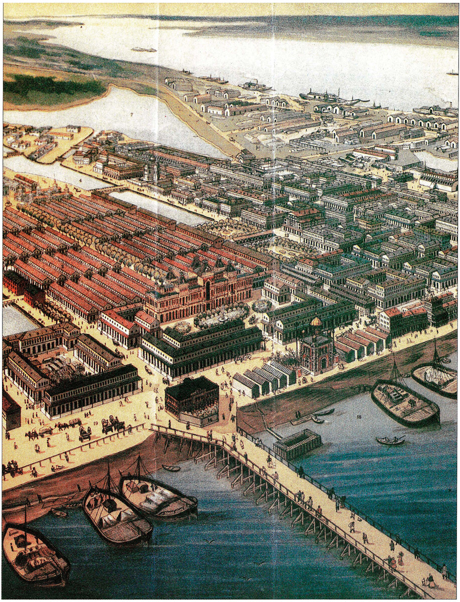 General view of the fair, chromolithograph, 1896
