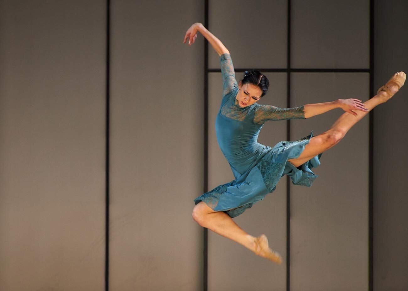 Saat latihan dengan pakaian balet, pertunjukan Boris Eifman 