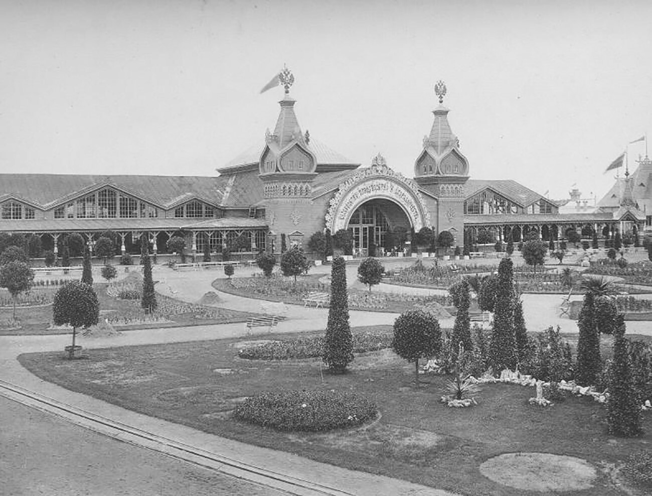 Pabellón de horticultura, fruticultura y jardinería