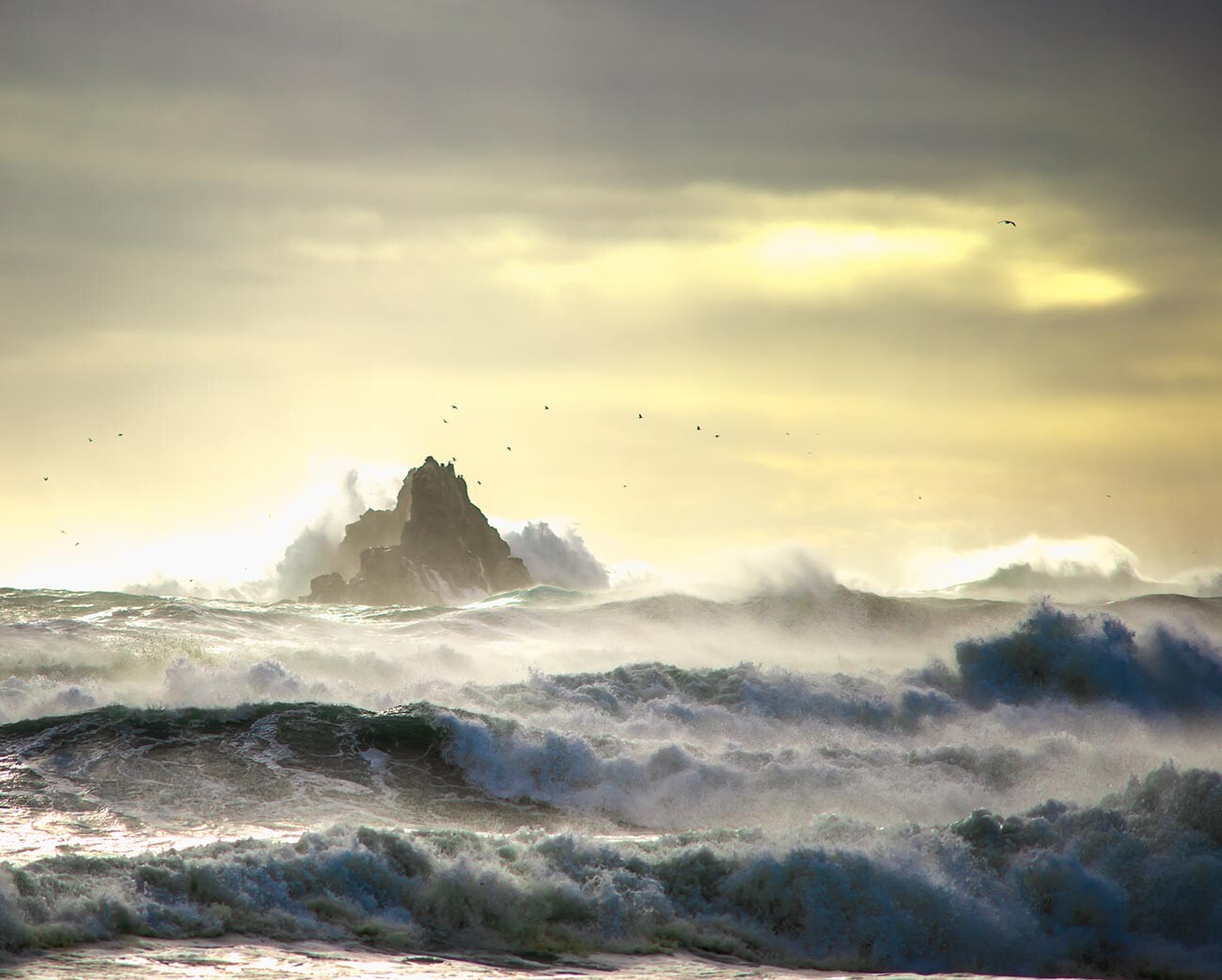 「穏やかでない太平洋」－エフゲニー・ウラジミロフ。「魔法の環境」カテゴリーでもうひとつのカムチャツカ州の写真が受賞した