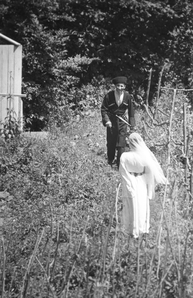 Un matrimonio nel villaggio di Khumalag, nell'Ossezia del Nord, 1970