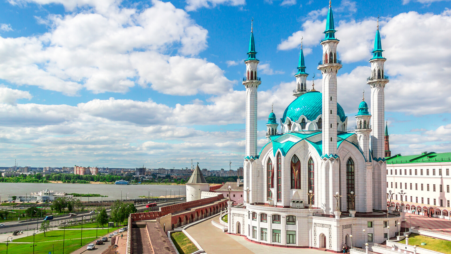 Masjid Qul Sharif di Kota Kazan, Republik Tatarstan, Rusia.