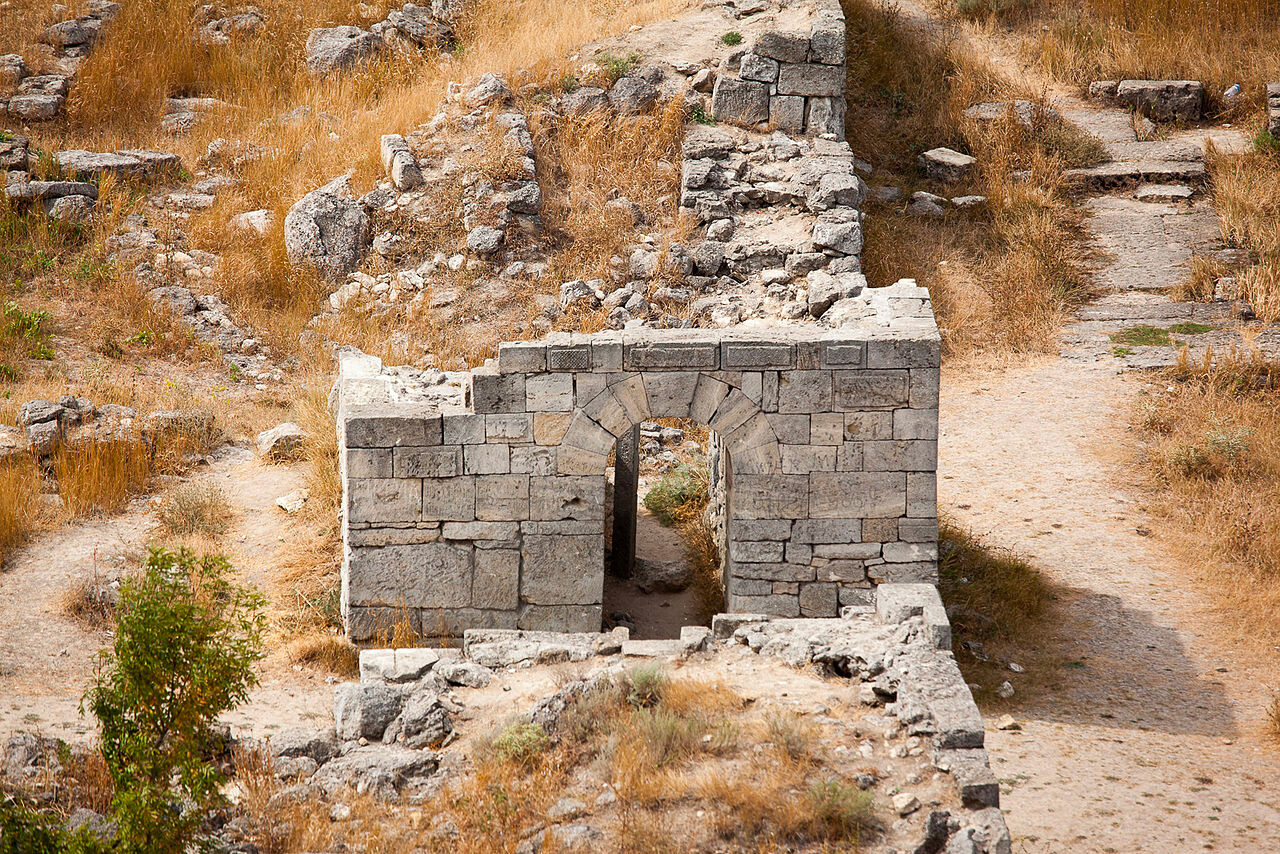 Ruines de la cité grecque de Panticapée située en Crimée