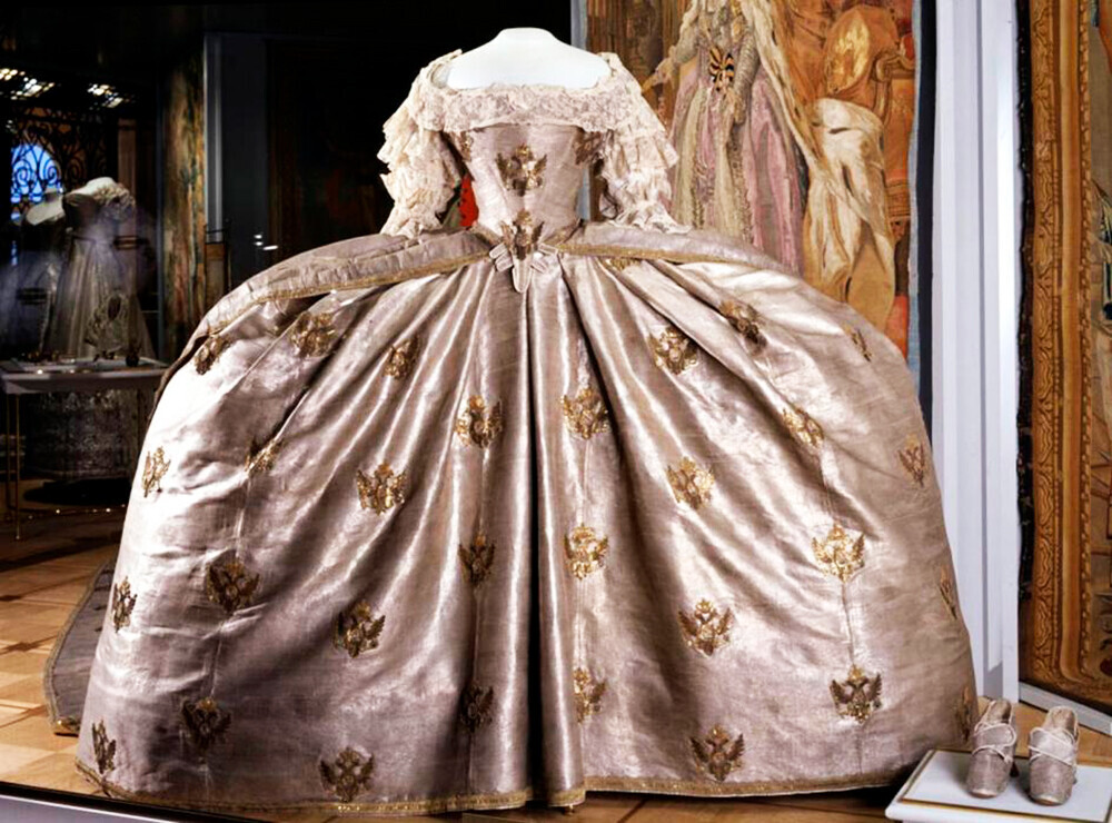 Vestido de coroação de Catarina, a Grande. 