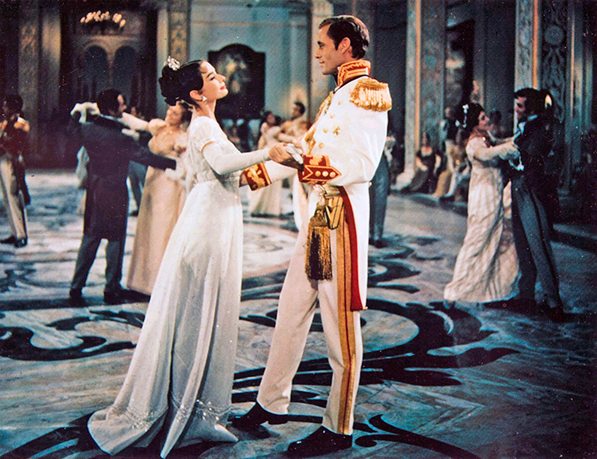 Cadre tiré du film américano-italien La Guerre et la Paix de King Vidor sorti en 1956