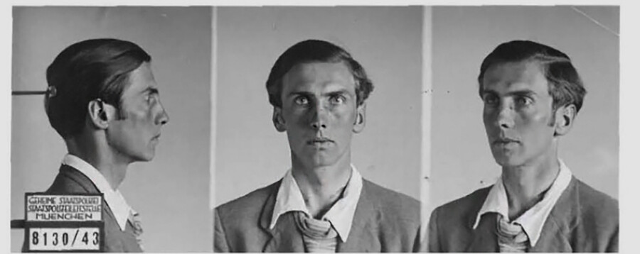 Александр Шморель - фото из Гестапо, февраль 1943