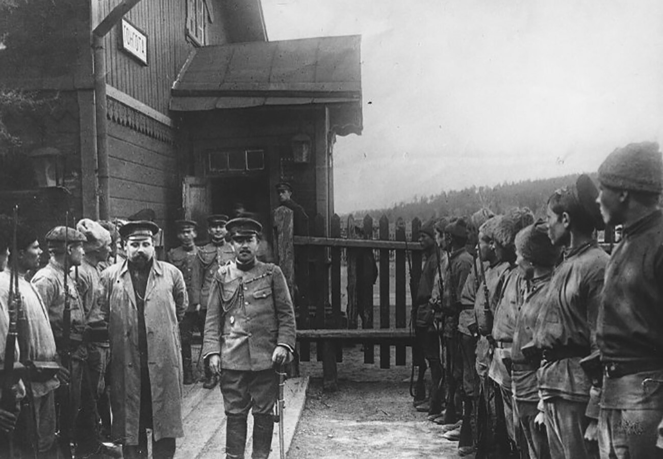 Negotiations between the Japanese and representatives of the Far Eastern Republic.