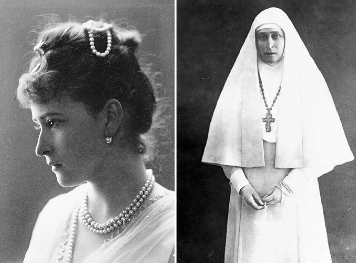 Княгиня Елисавета Фьодоровна, 1887; Елисавета Фьодоровна в одежди на Морфо-Мариинската обител