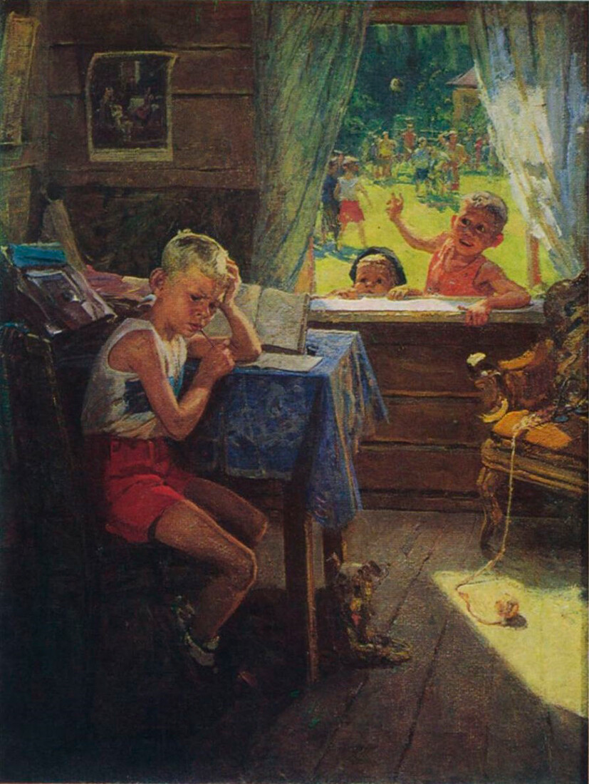 Федор Решетников. Переэкзаменовка, 1954