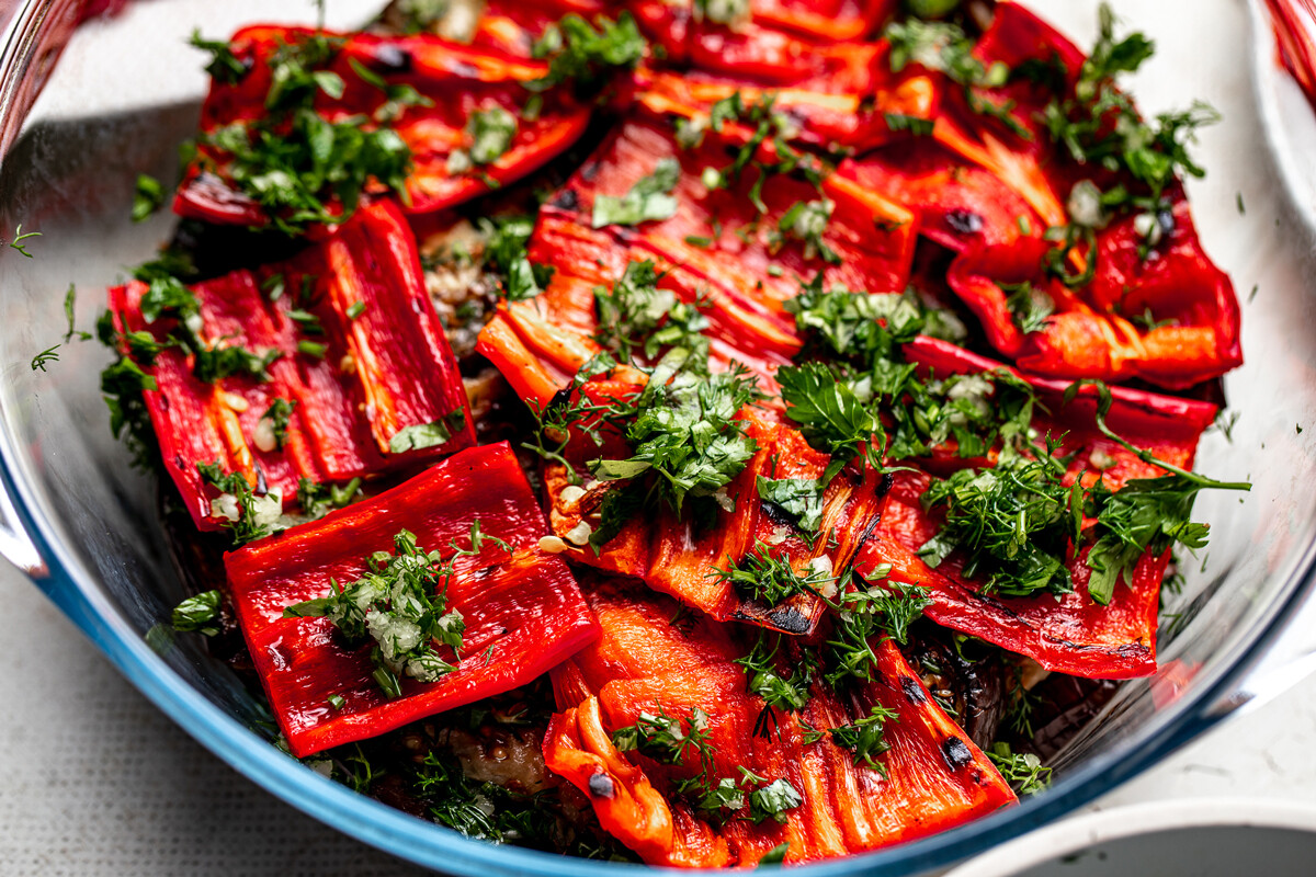 Salada marinada de berinjela do sul da Rússia (RECEITA)