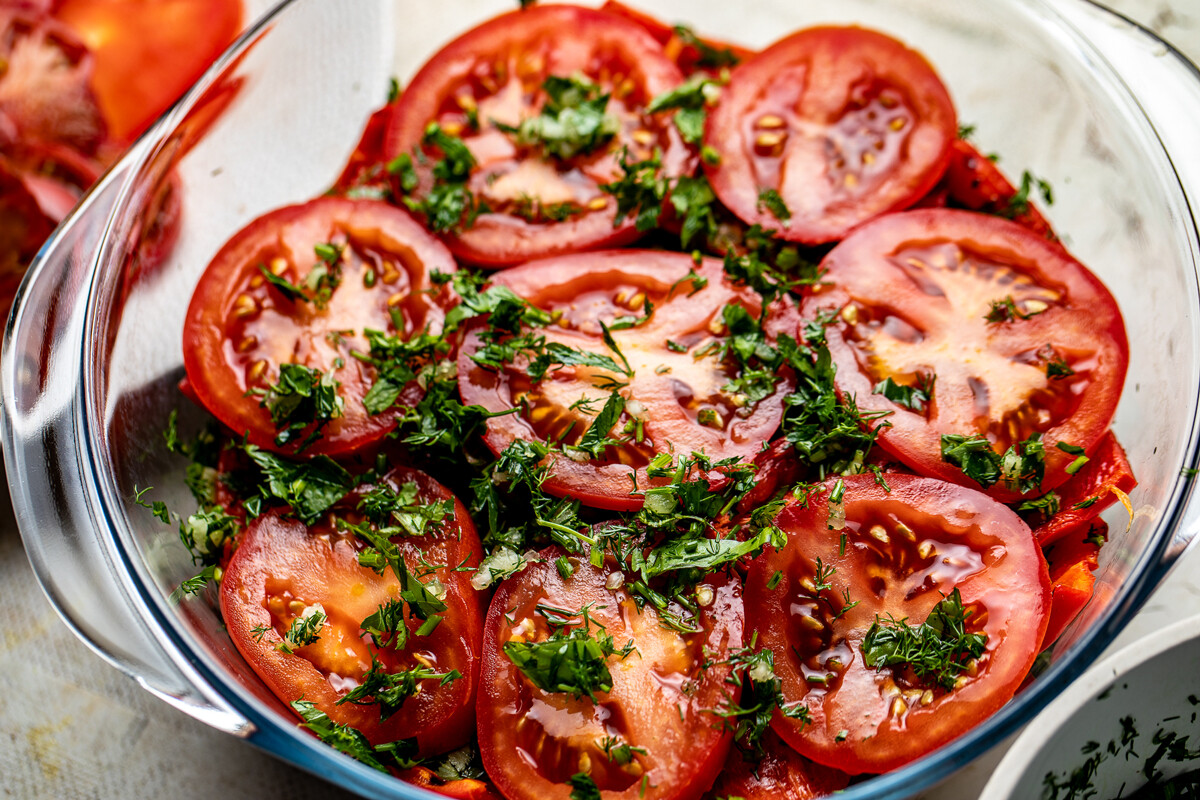 Salada marinada de berinjela do sul da Rússia (RECEITA)