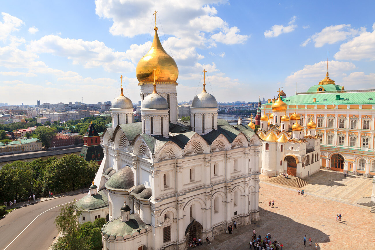 Erzengel-Michael-Kathedrale, Moskau - das Äußere.