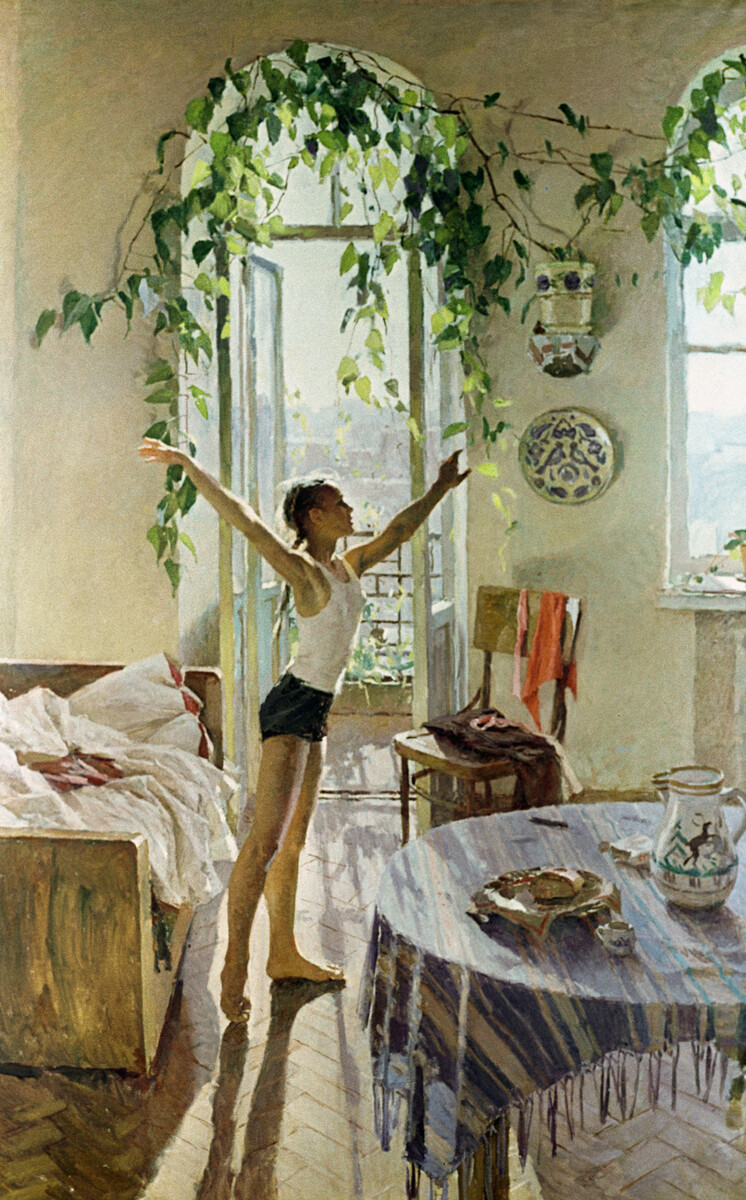 Tatiana Iablonskaïa. Le matin. 1954

