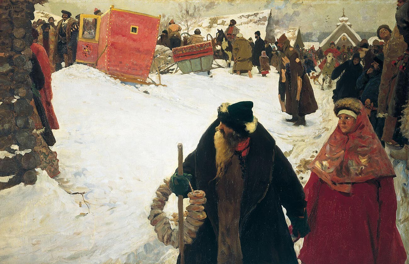Пристигането на чужденци в Москва през XVII век