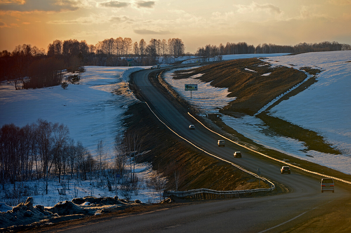 Driving the Chuya Highway.