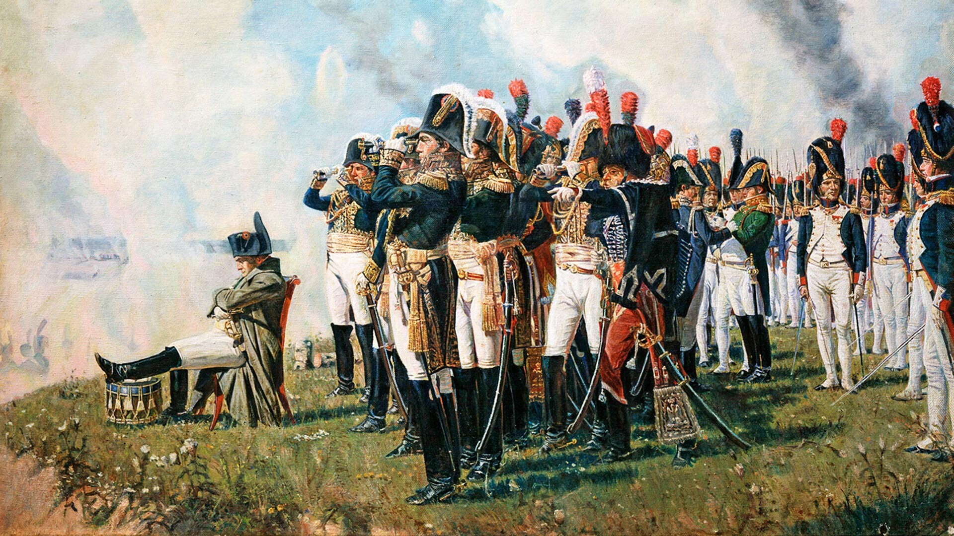 Napoleon near Borodino.