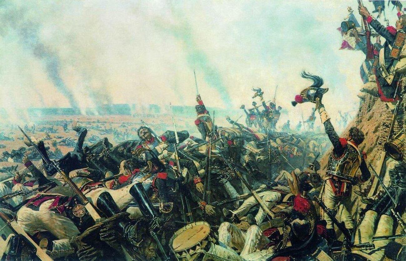 The end of Borodino battle.
