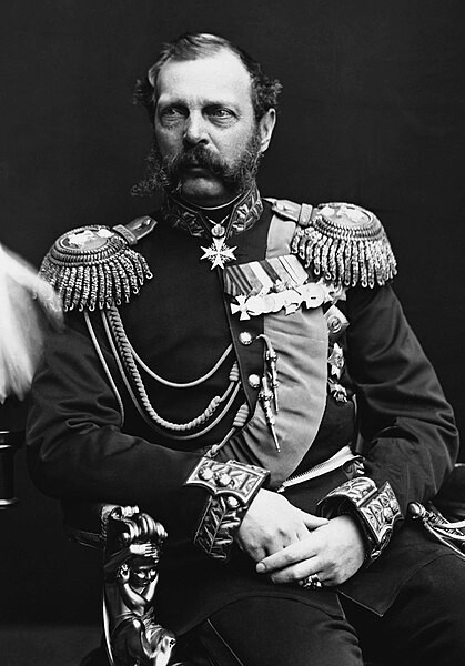 Alejandro II, emperador de Rusia de 1855 a 1881, 