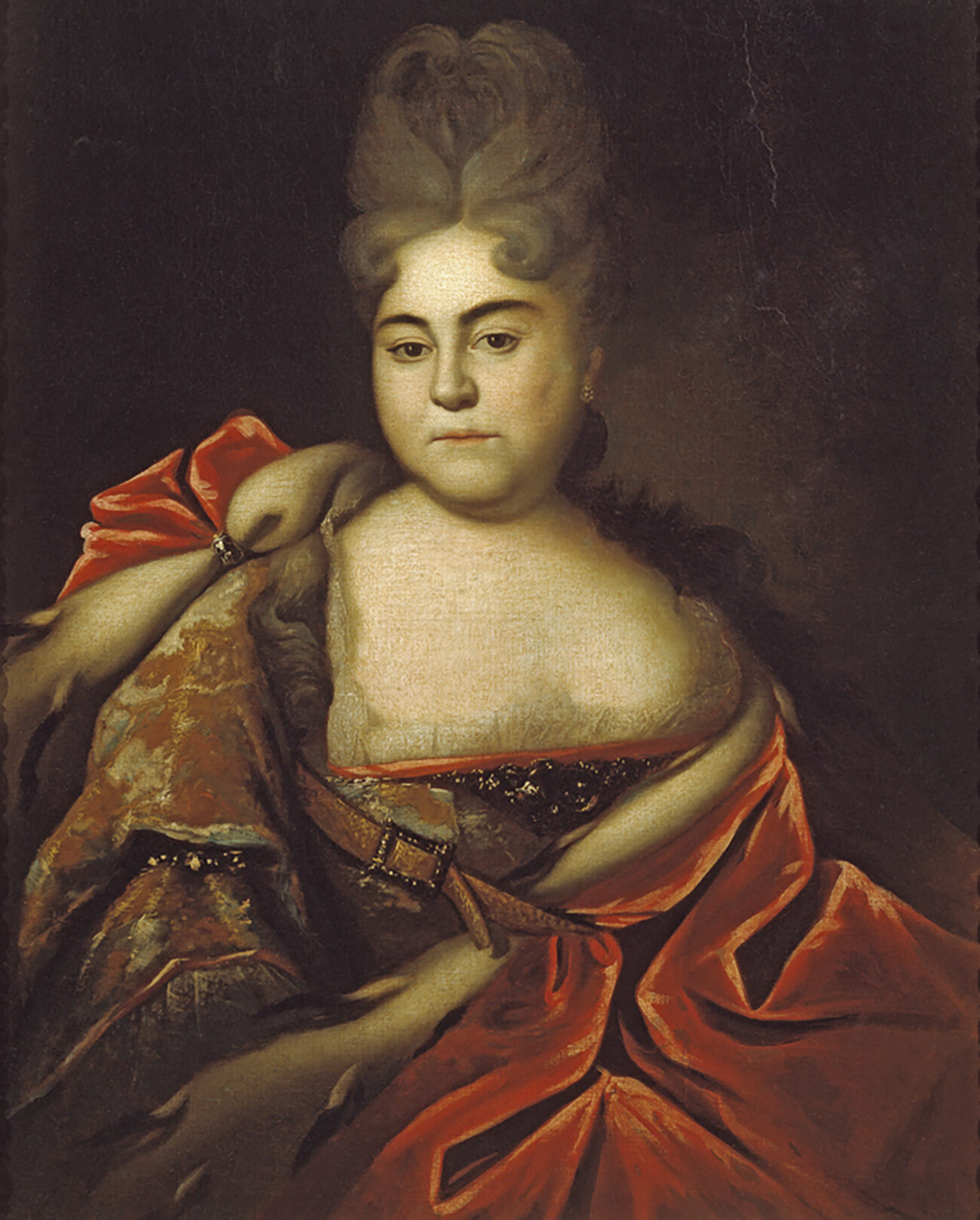 Porträt der Prinzessin Natalja Alexejewna (1673-1716).