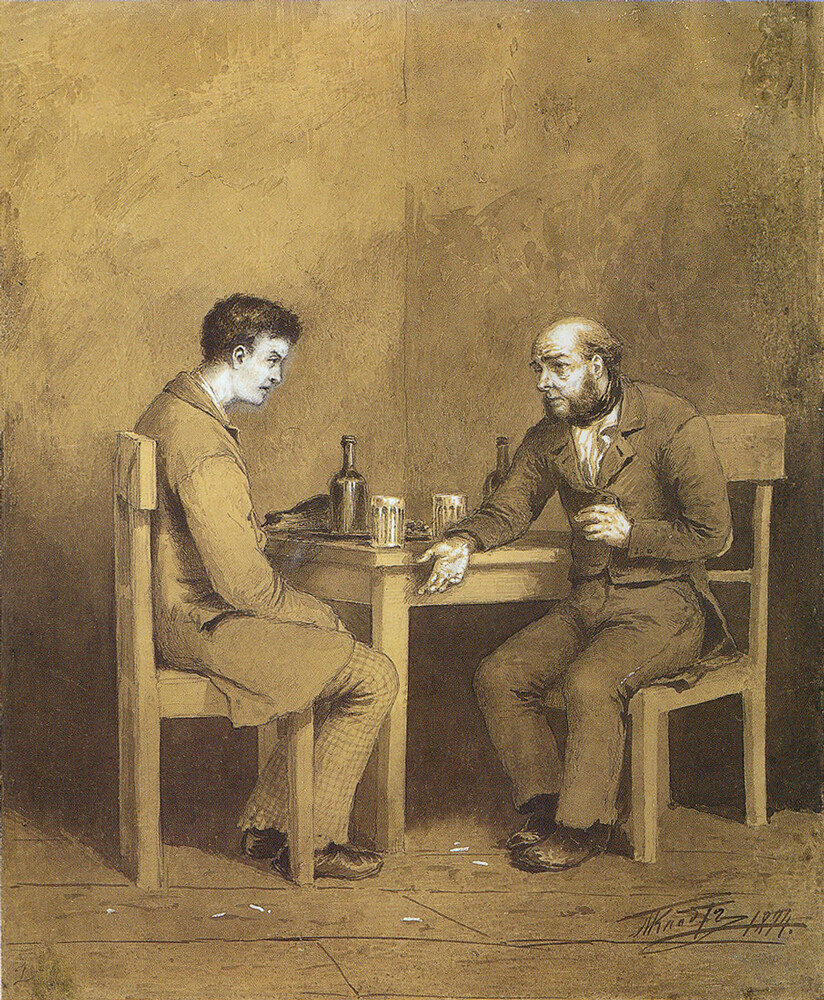 Raskolnikov and Marmeladov