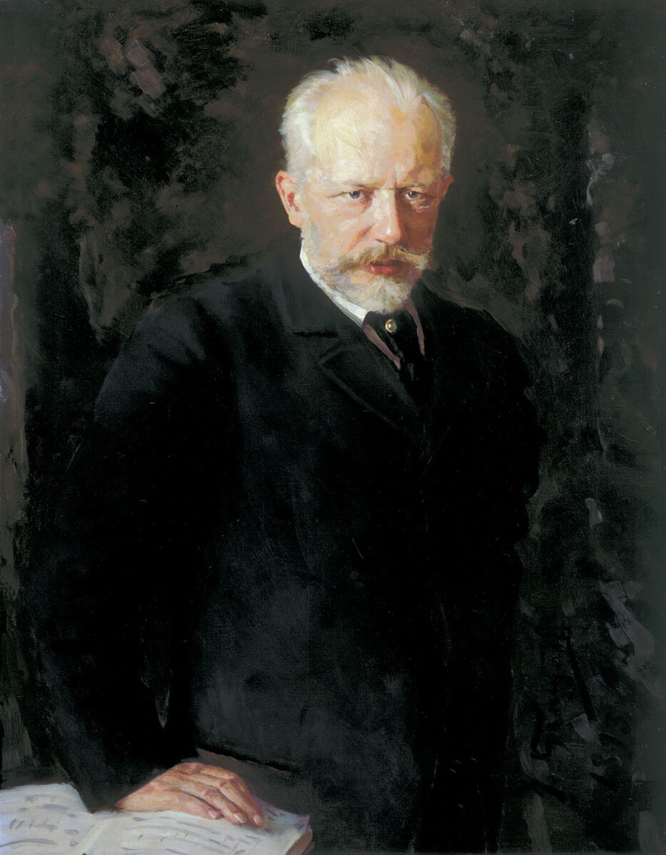 Portrait de Piotr Tchaïkovski par N. Kouznetsov, 1893
