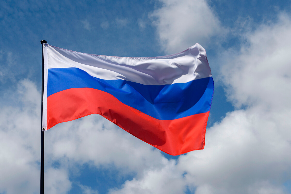 What do you think of when you see a Russian flag with a lighter