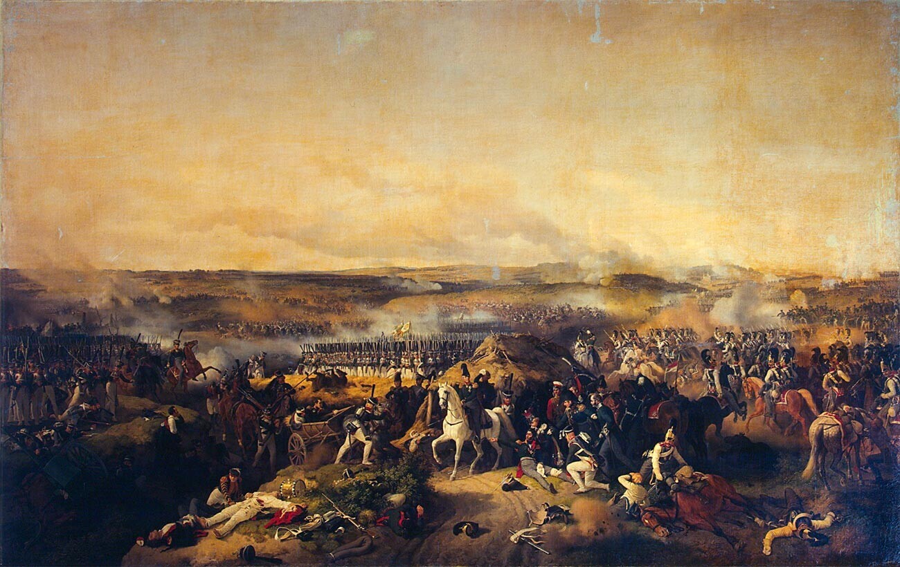 Бородинската битка на 26 август (7 септември) 1812. Петер фон Хес