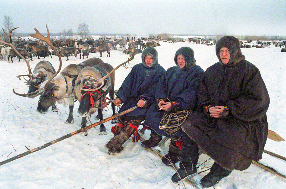 Guests at the Izhma Komi people.